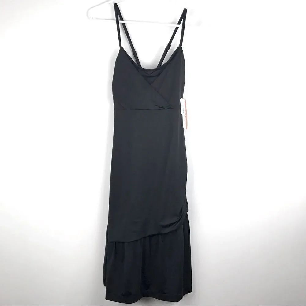 Merrell Black Flow Stretch Athletic Athleisure Tank Dress NEW